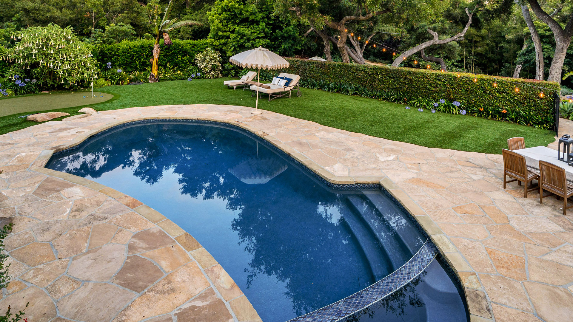 Backyard swimming pool design company near Brick Township NJ