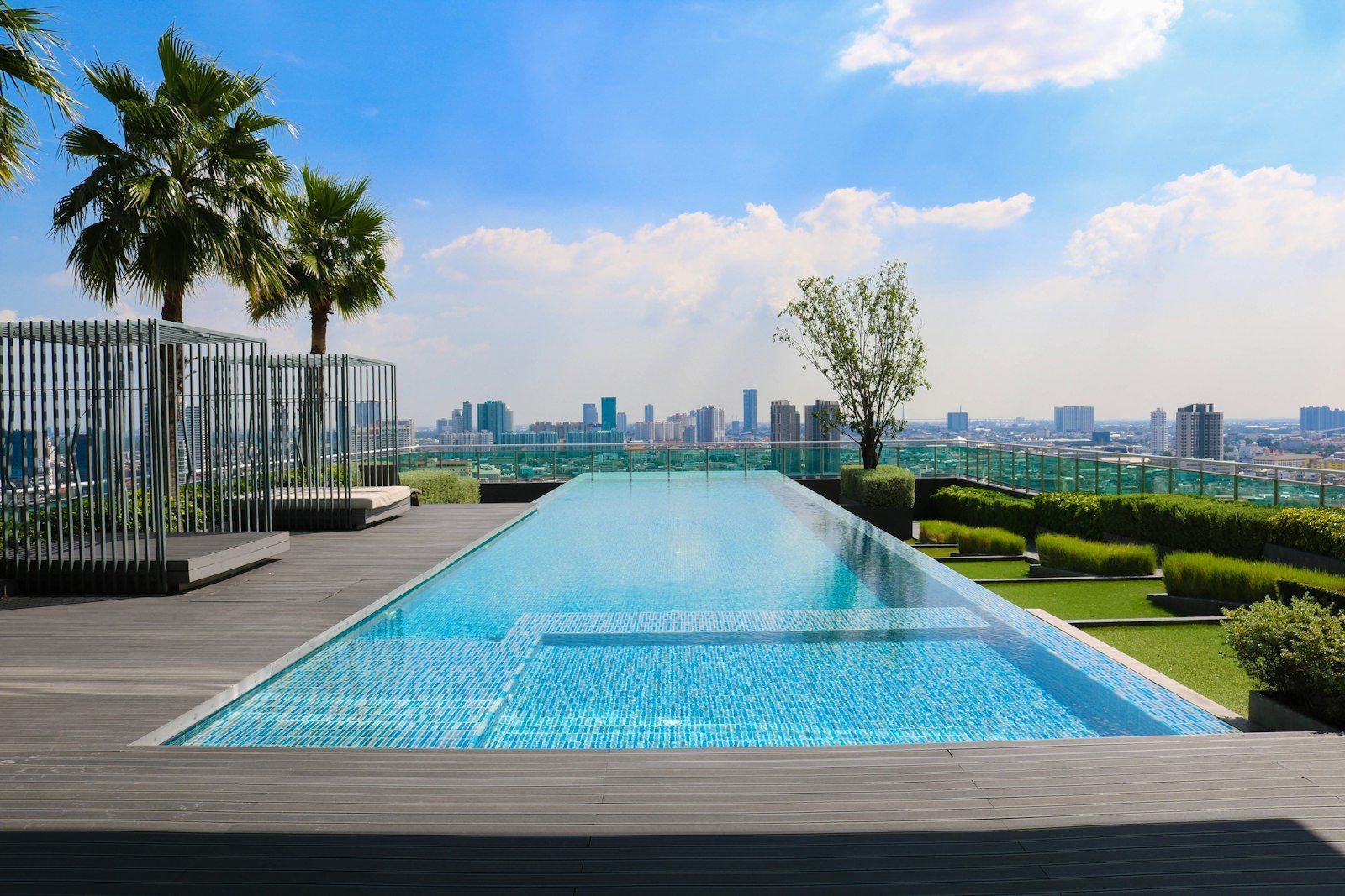 Inground pool with patio in New Jersey
